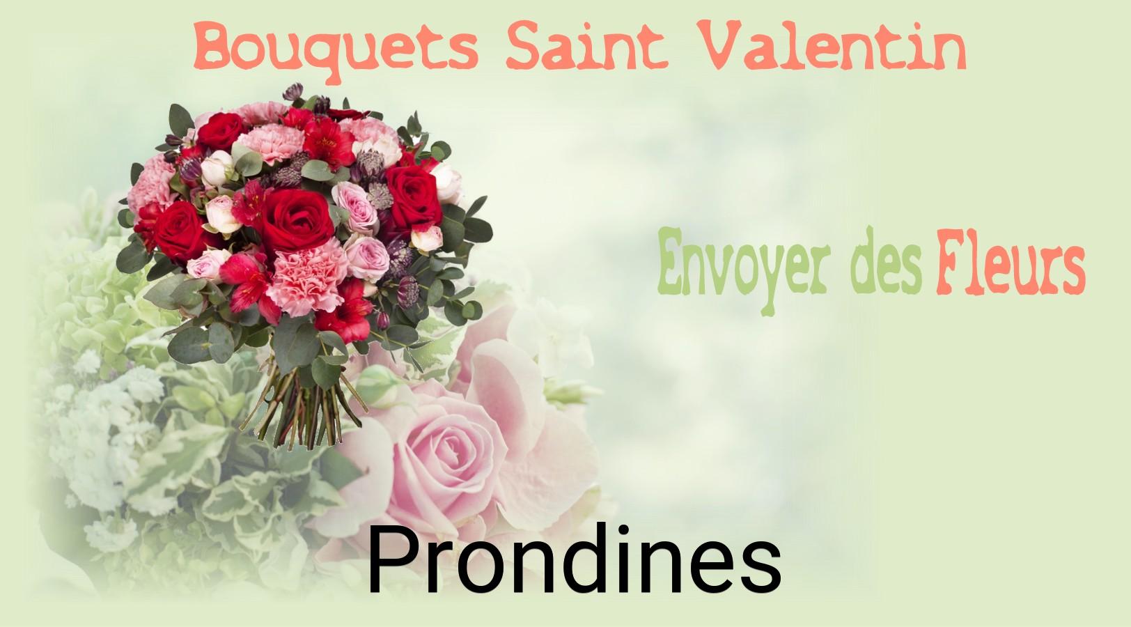 Roses de Saint-Valentin livrées à Prondines